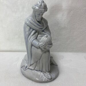 VTG '76 Holland Mold Ceramic Figurine Kneeling Shepard‎ Christmas Nativity